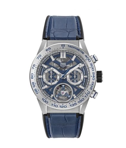 TAG Heuer Carrera Calibre Heuer 02T 45 Chronograph Tourbillon Titanium / Japan